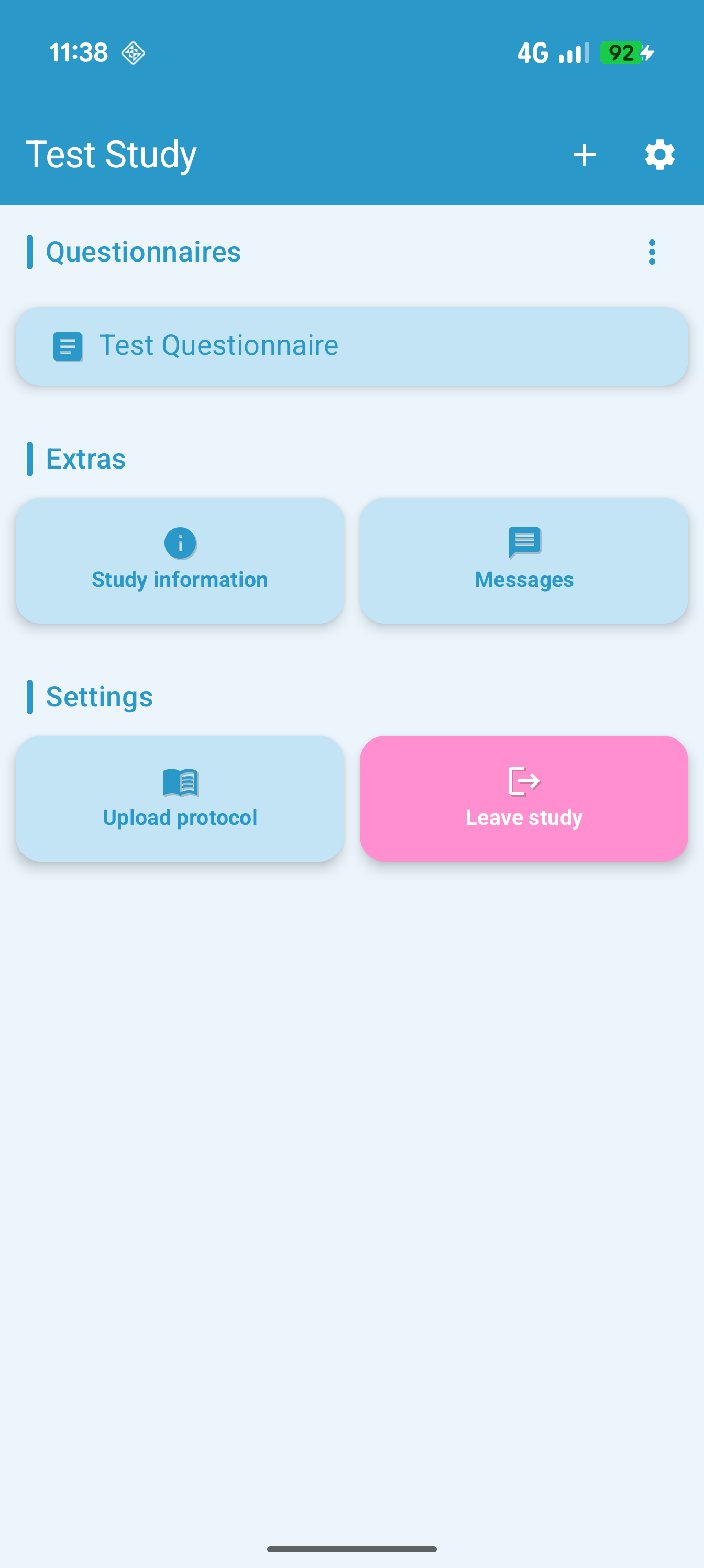 New design on Android in light mode