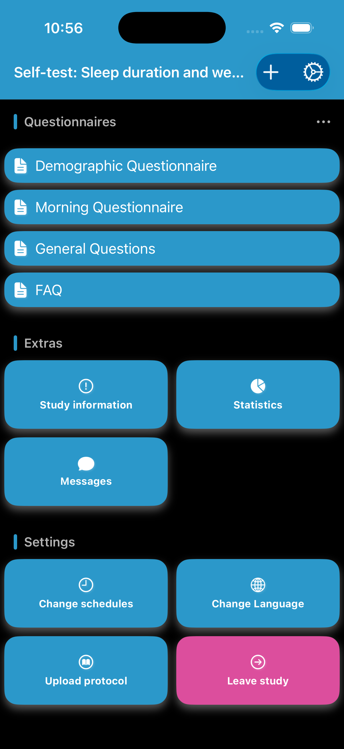 New design on iOS in dark mode